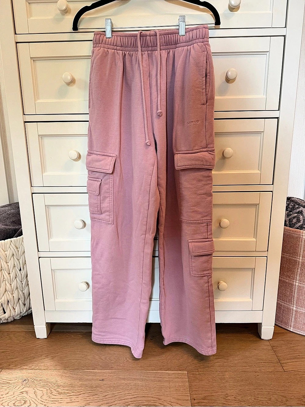 Garage UltraFleece Cargo Sweatpants Pink P/S